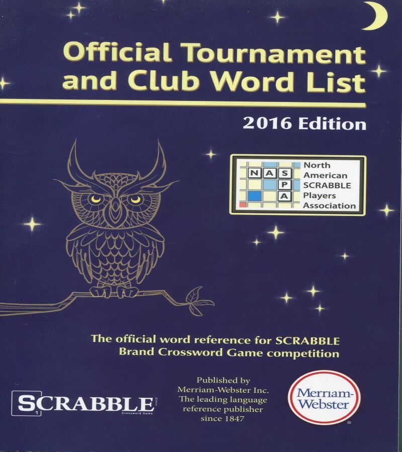 Official Tournament & Club Word List